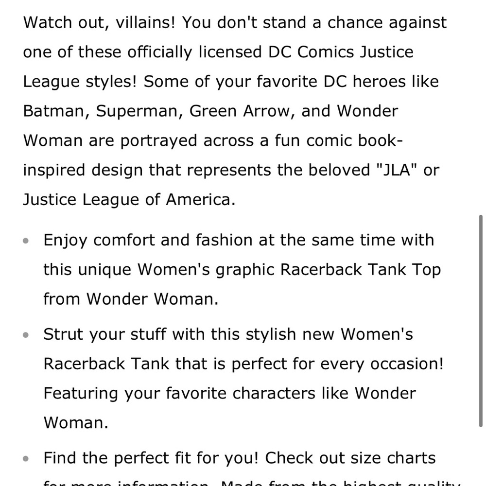 Women's Wonder Woman Retro Rainbow Logo Racerback Tank Top - Picture 3 of 7